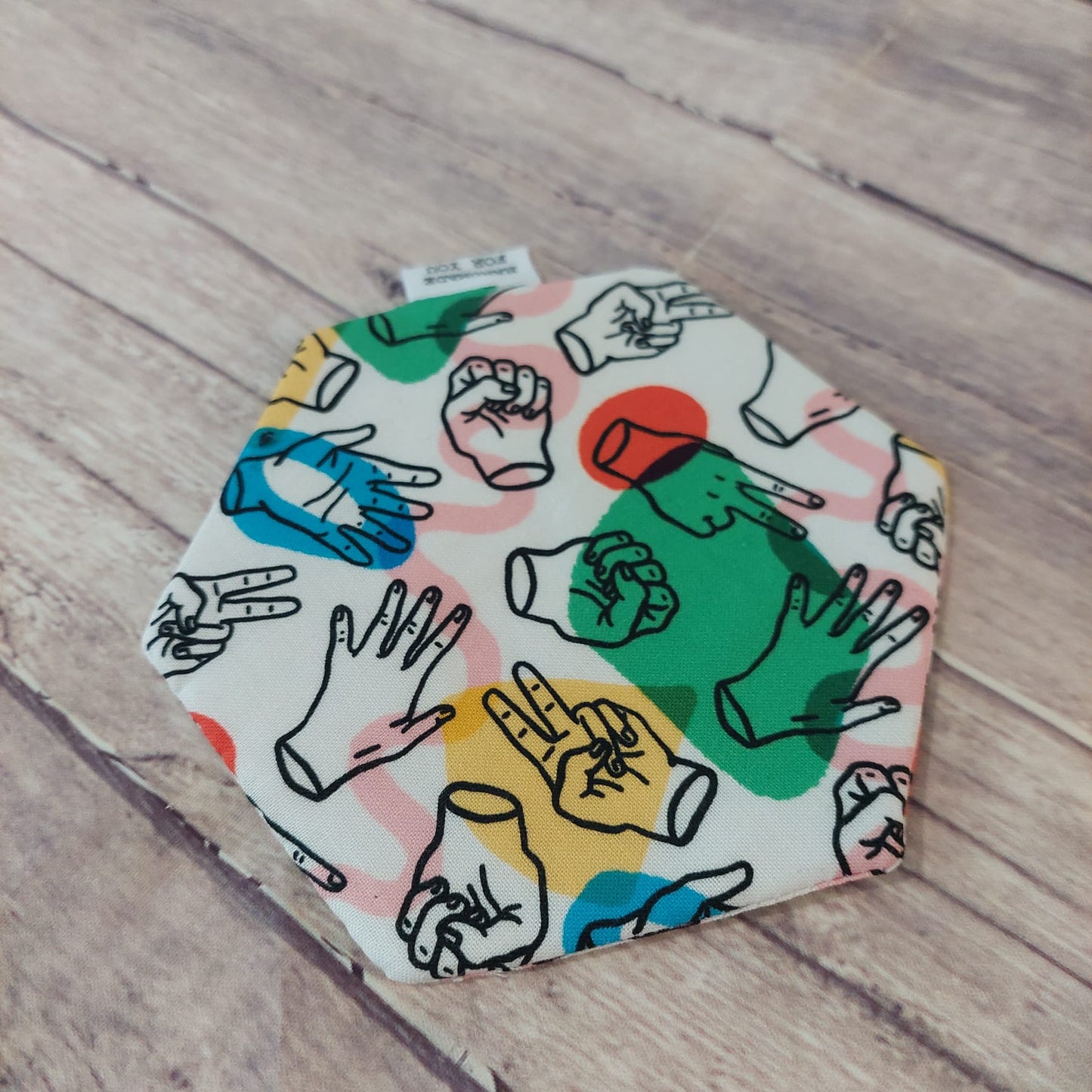 H09 Hexagonal Tea coaster (Set of 2)