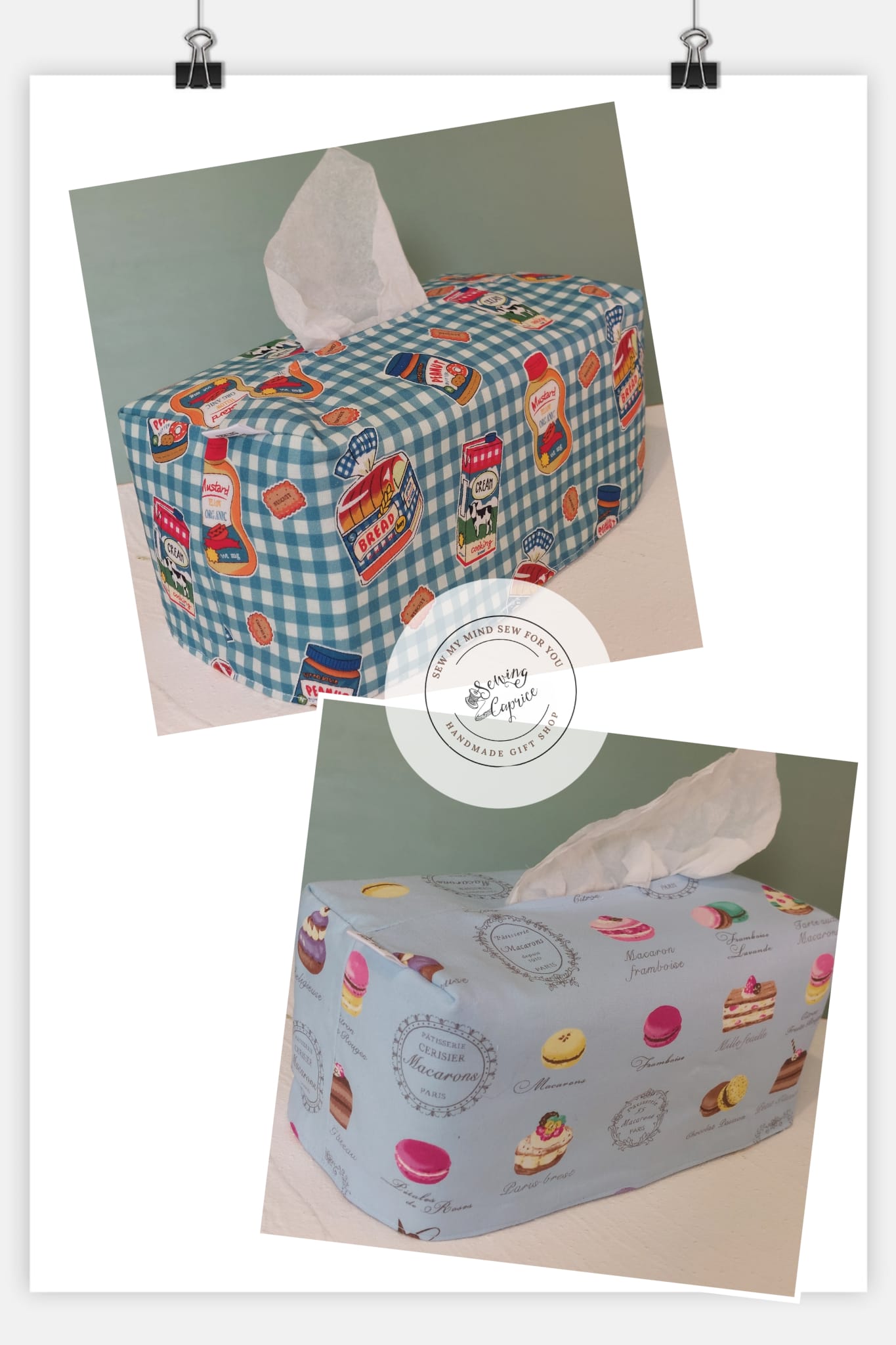 H02 Tissue Box Holder (Reversible)