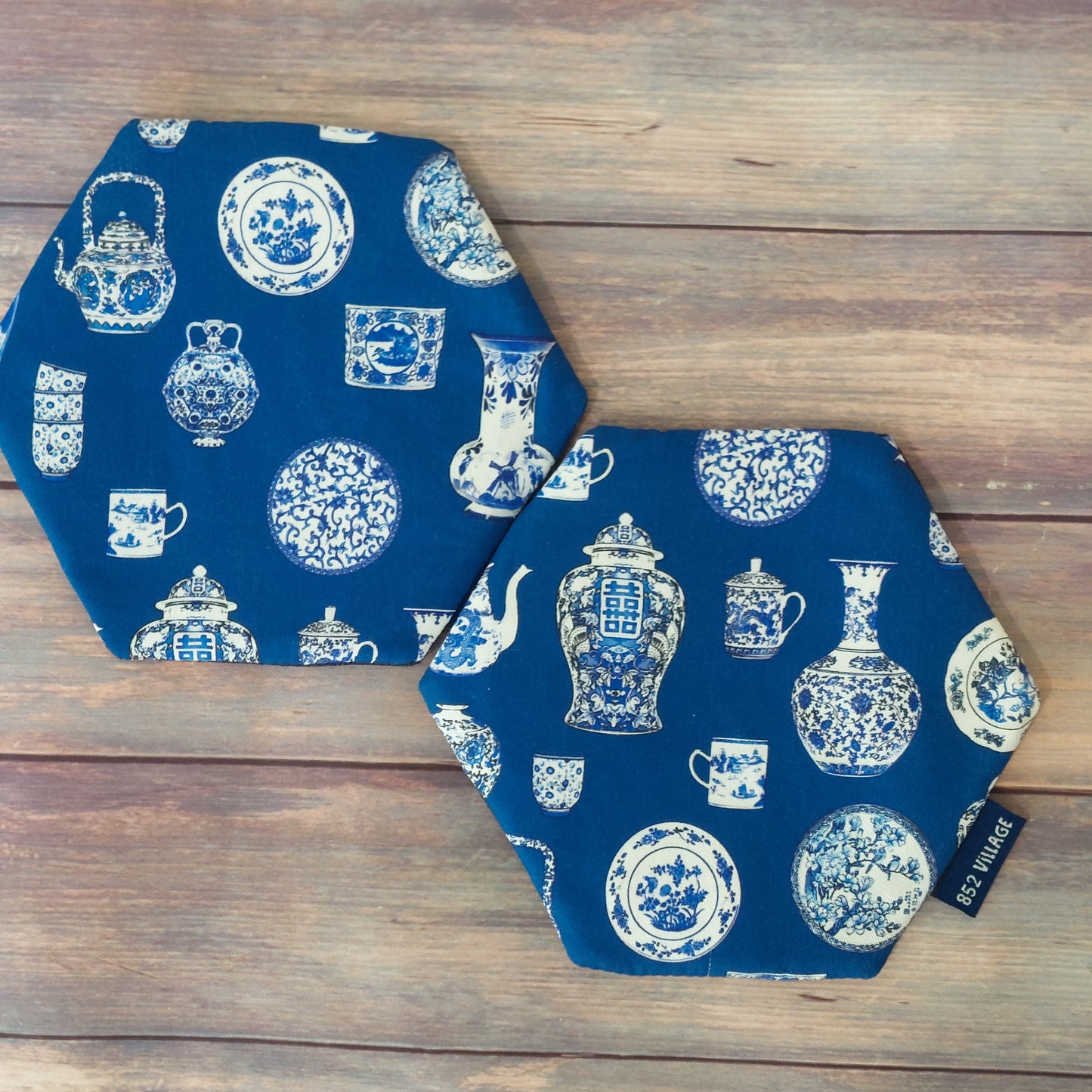 HKH08  Hexagonal Tea Coaster (Set of 2)