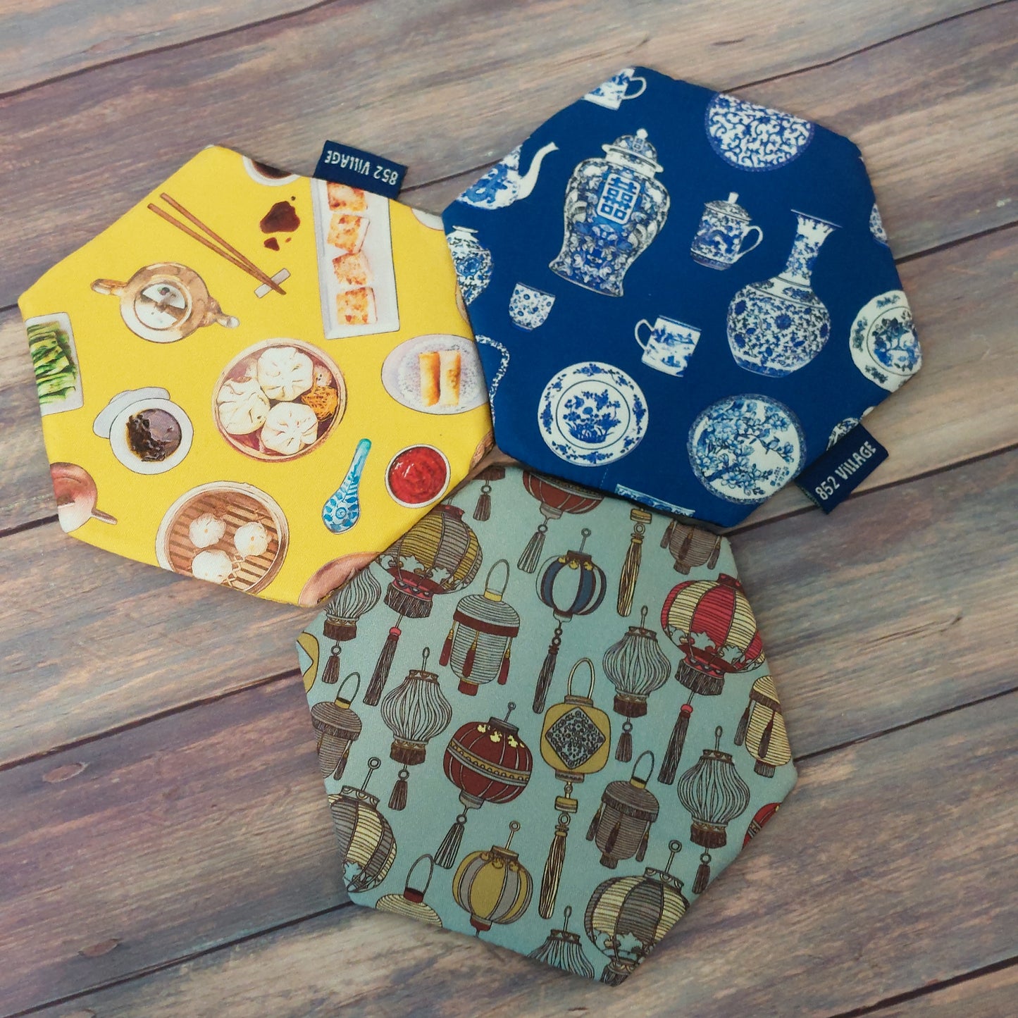 HKH09  Hexagonal Tea Coaster (Set of 2)