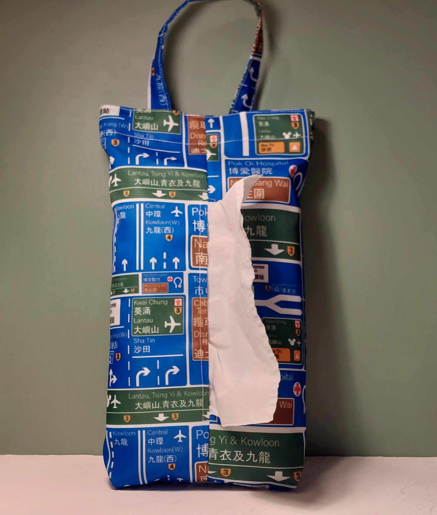 HKH03B Hanging Tissue Box Holder