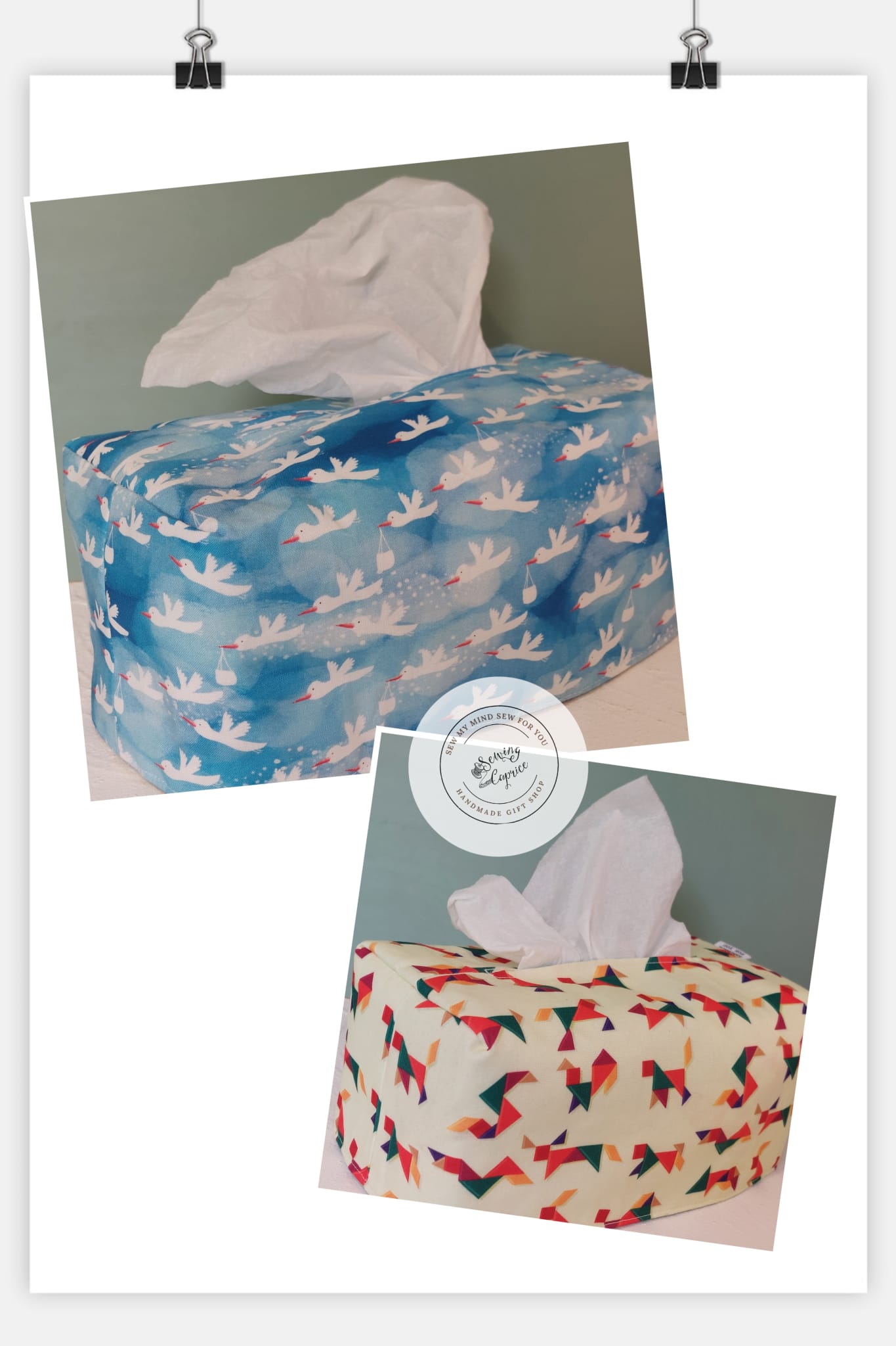 H02 Tissue Box Holder (Reversible)