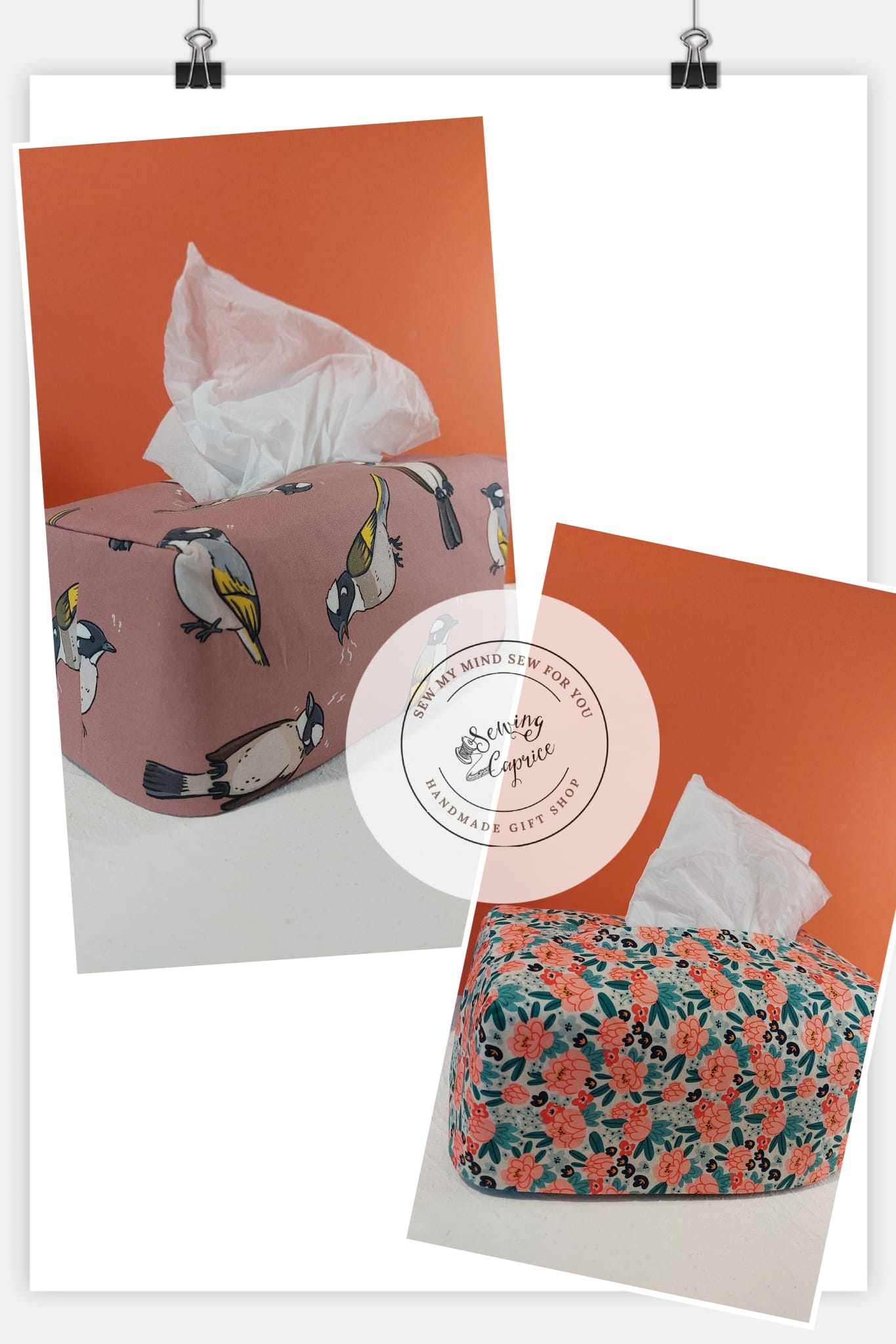 H02 Tissue Box Holder (Reversible)